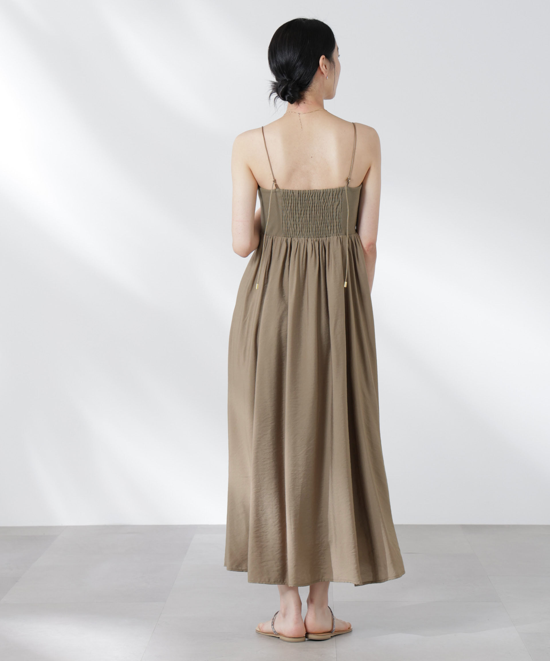 nano･universe「リブドッキング2wayキャミワンピース」|ワンピース|