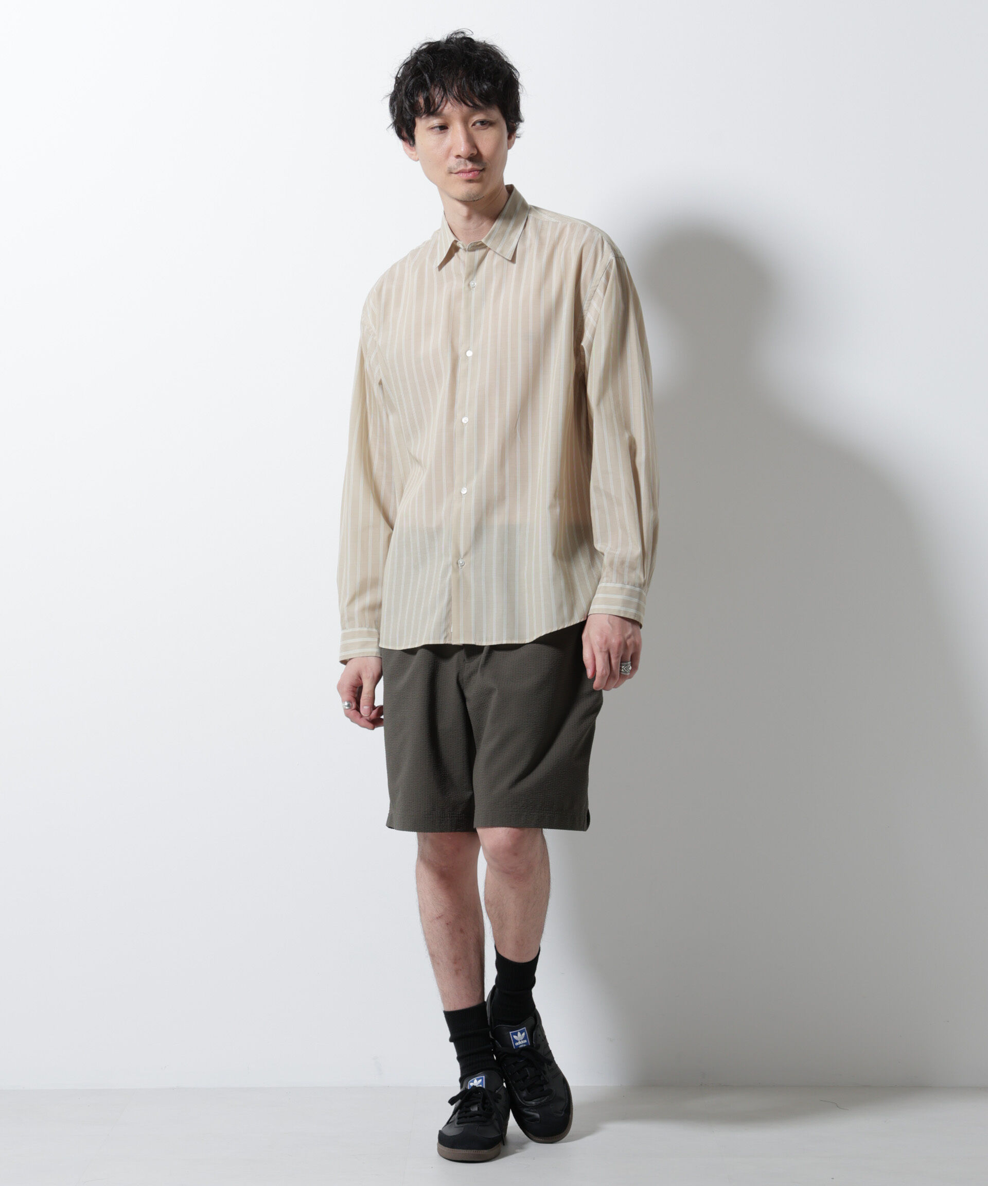 nano･universe「DotAir(R)サッカーストレッチイージーショートパンツ/吸水速乾」|チノ|