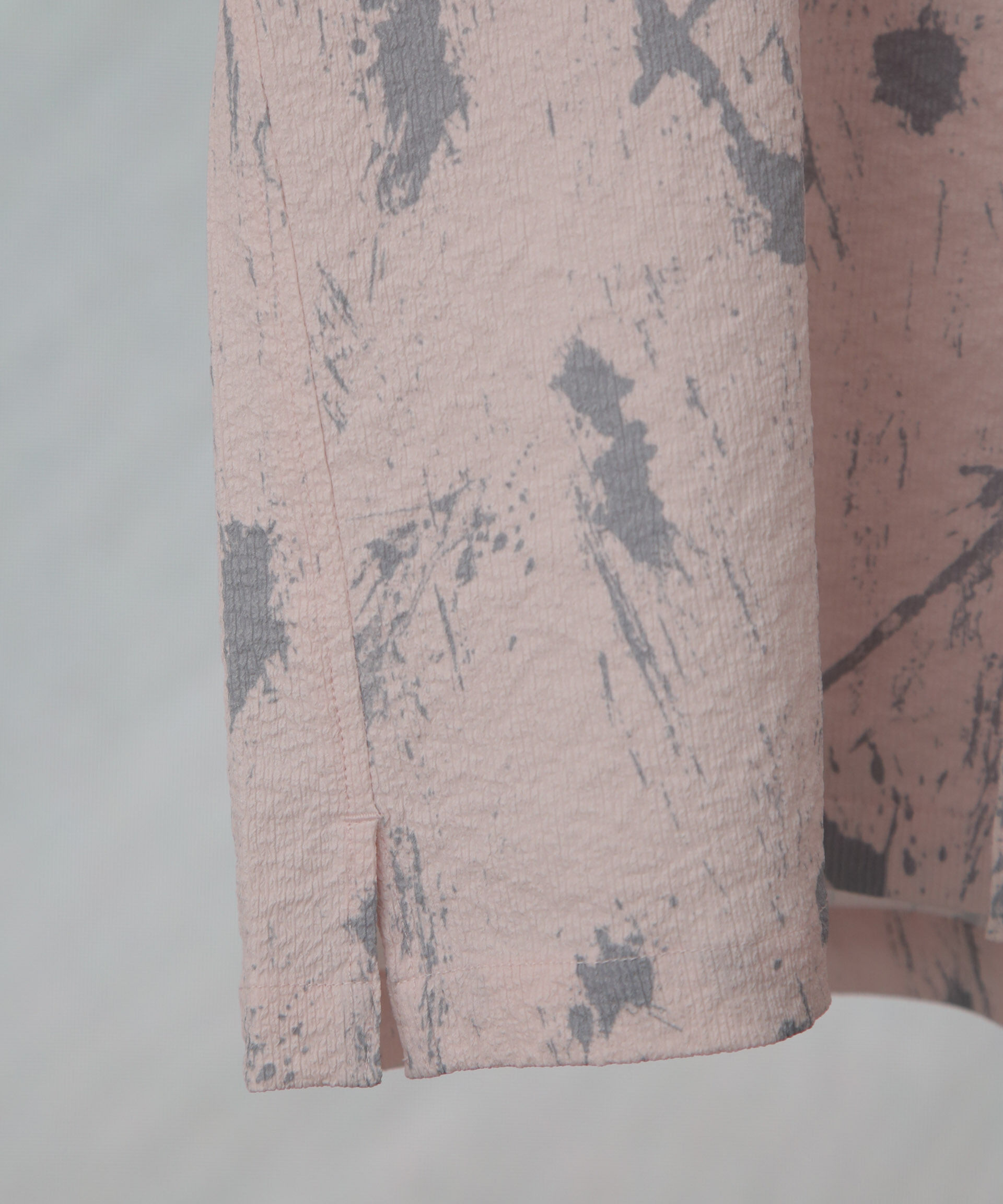 nano･universe「ランダムサッカープリントシャツ 半袖」|シャツ・ブラウス|