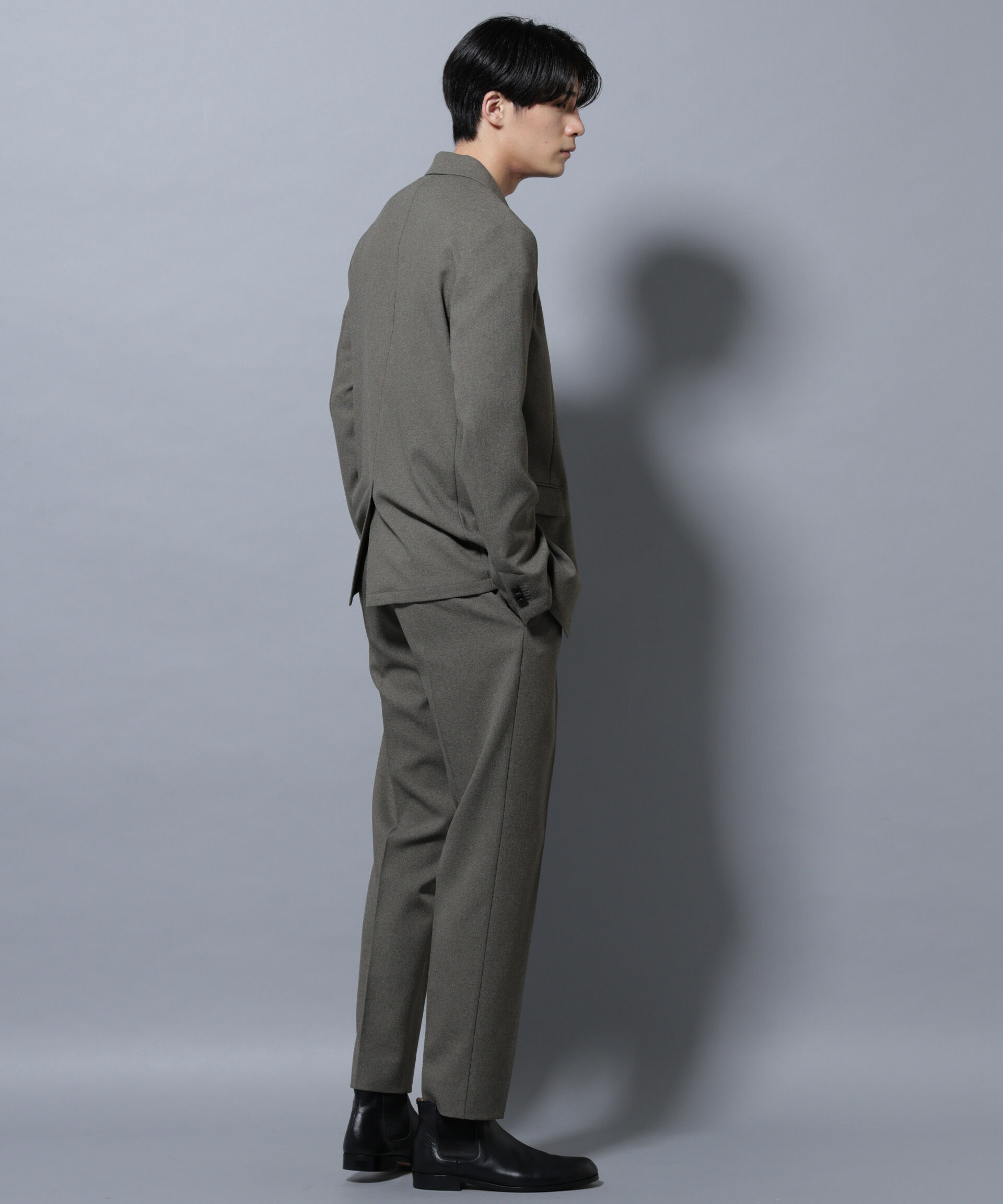 nano･universe「「Damerino」LANATEC(R)メランジオックスストレッチセットアップ」|スーツ|