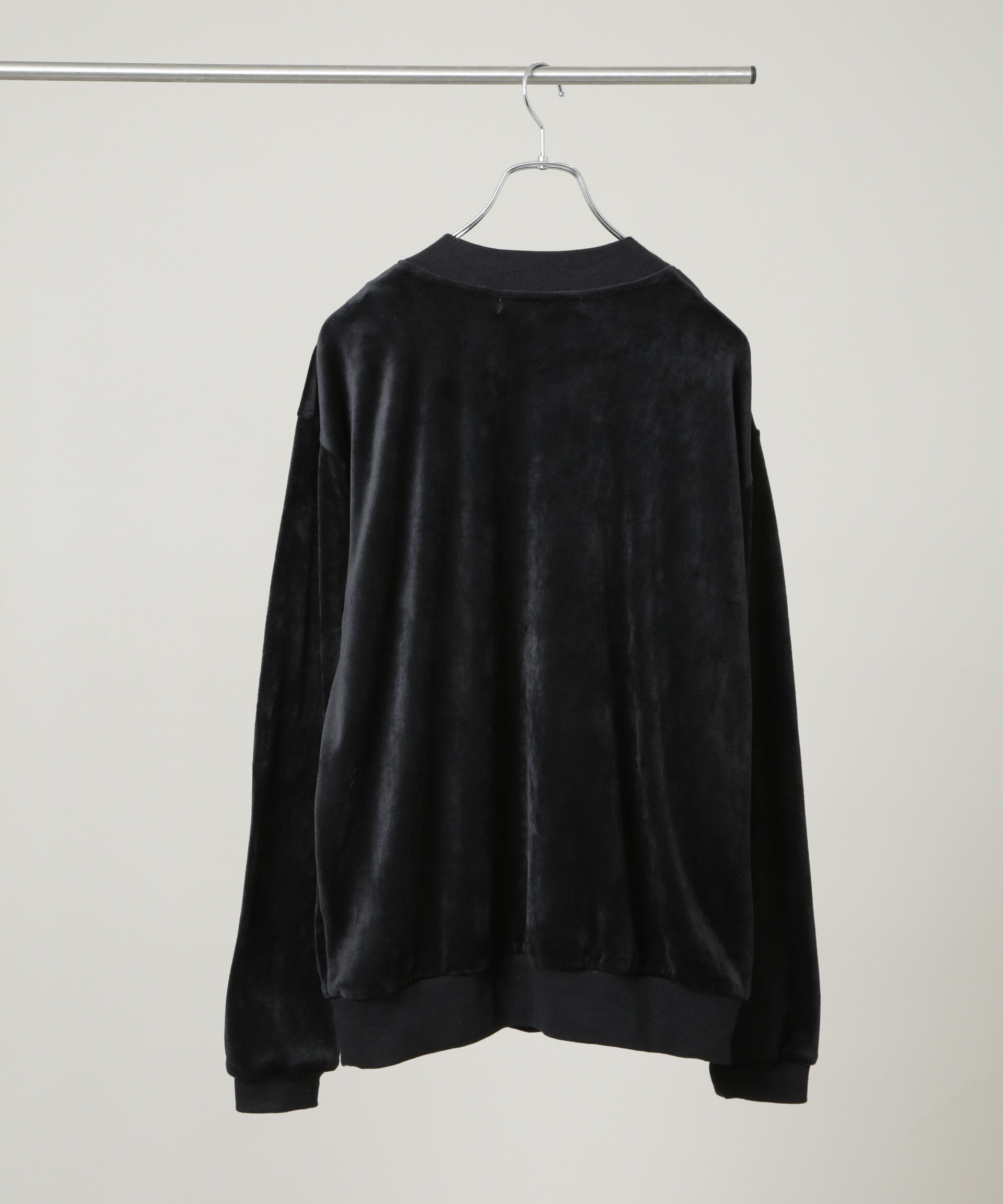 nano･universe「ベロアプルオーバー Vネックスウェット」|Tシャツ・カットソー|