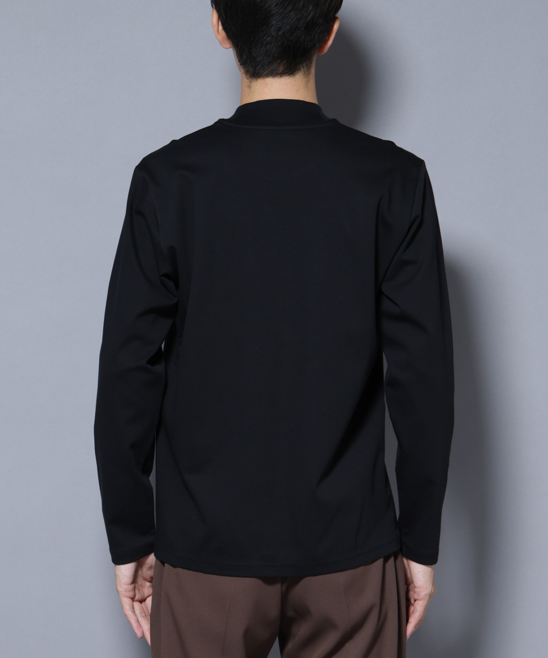 nano･universe「ジャケT(R)  プレミアム クルーネック 長袖」|Tシャツ・カットソー|