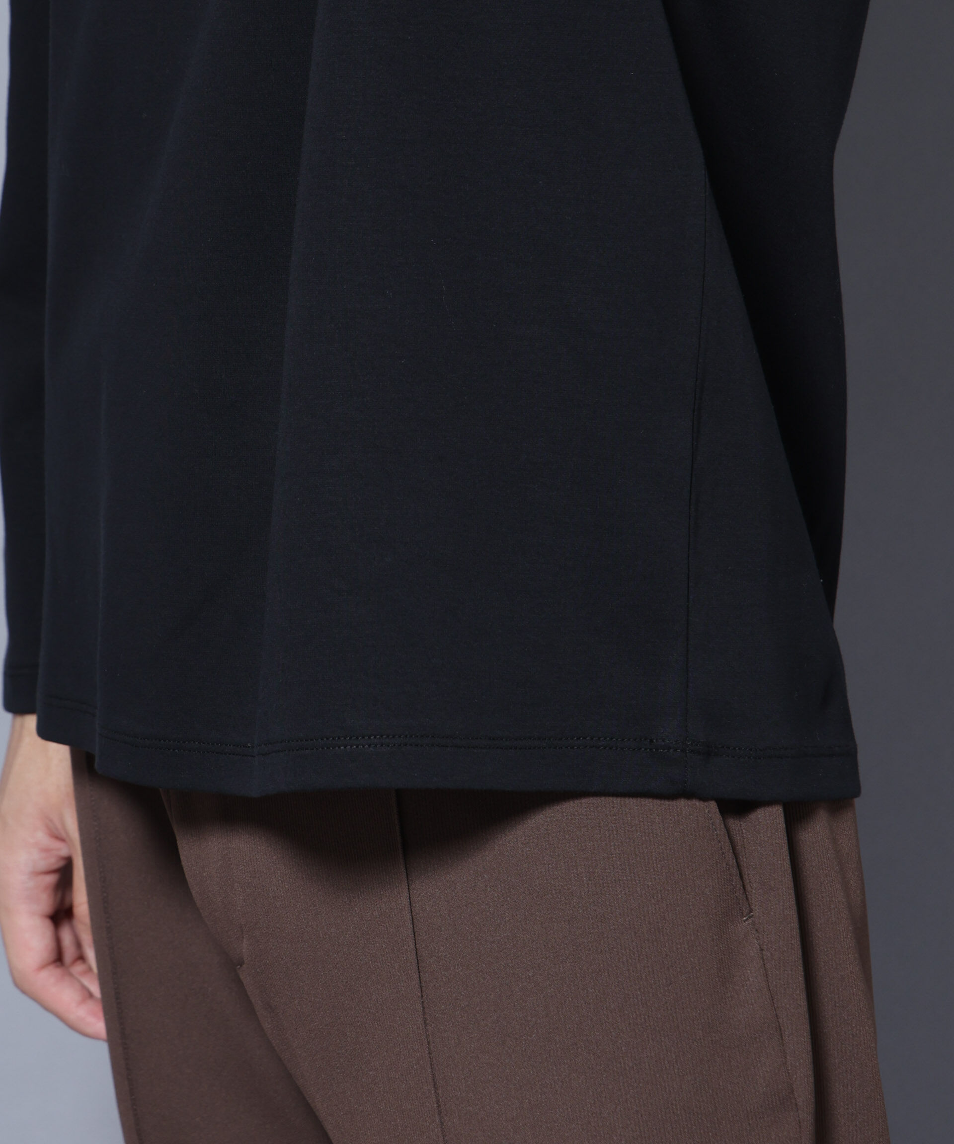 nano･universe「ジャケT(R)  プレミアム クルーネック 長袖」|Tシャツ・カットソー|