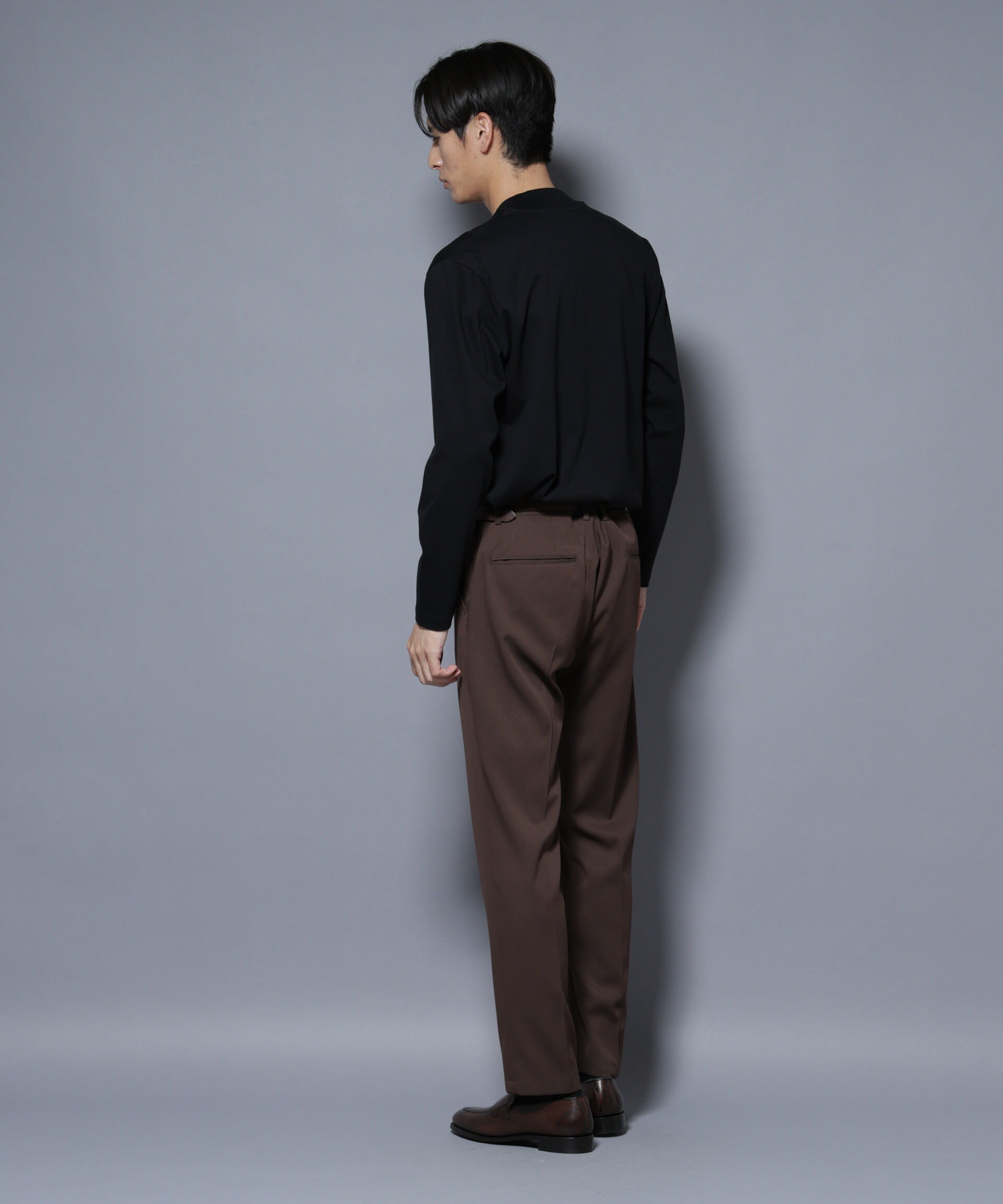 nano･universe「ジャケT(R)  プレミアム クルーネック 長袖」|Tシャツ・カットソー|