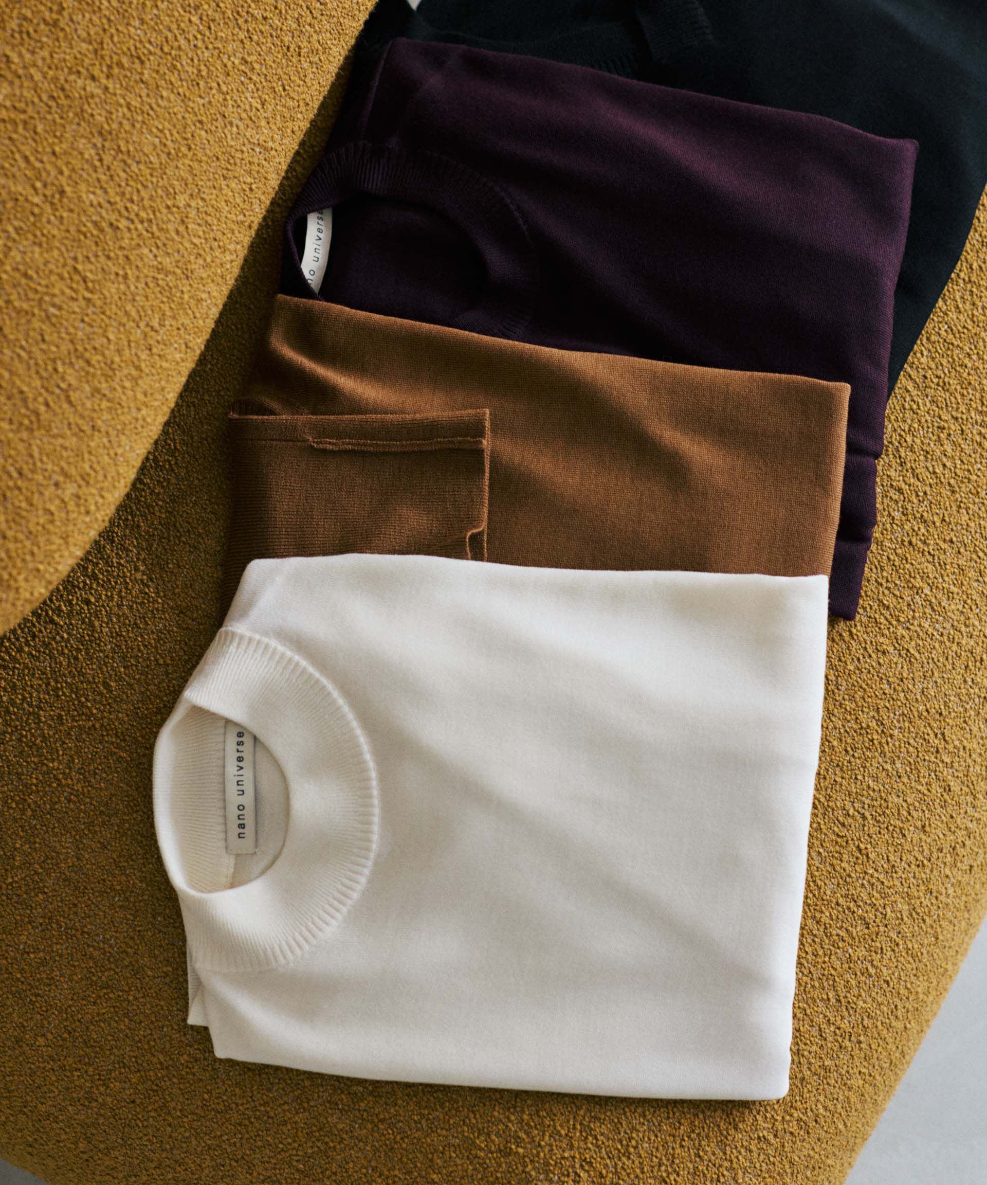 nano･universe「「毛玉レスニット」ファインゲージタートルネック」|ニット・セーター|