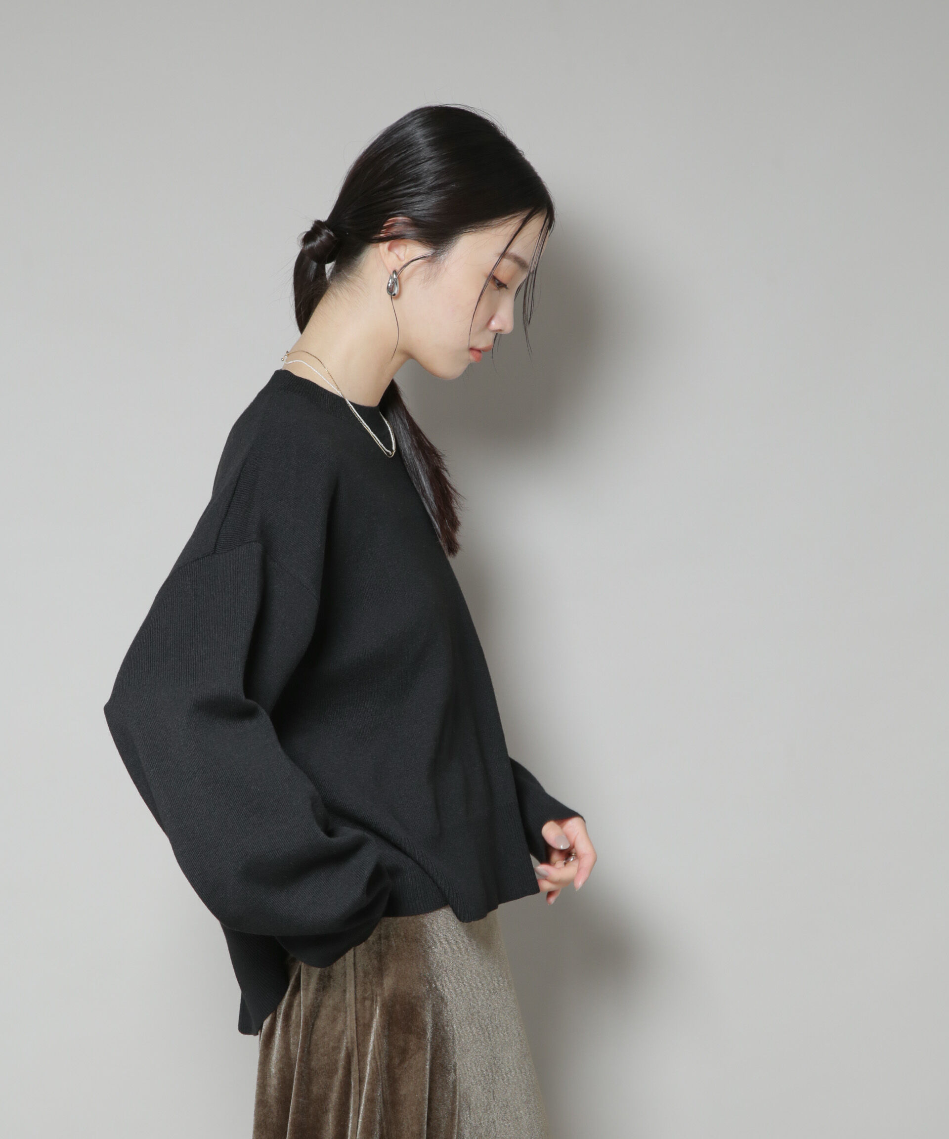 nano･universe「毛玉抑制ニットプルオーバー(セットアップ可)」|ニット・セーター|