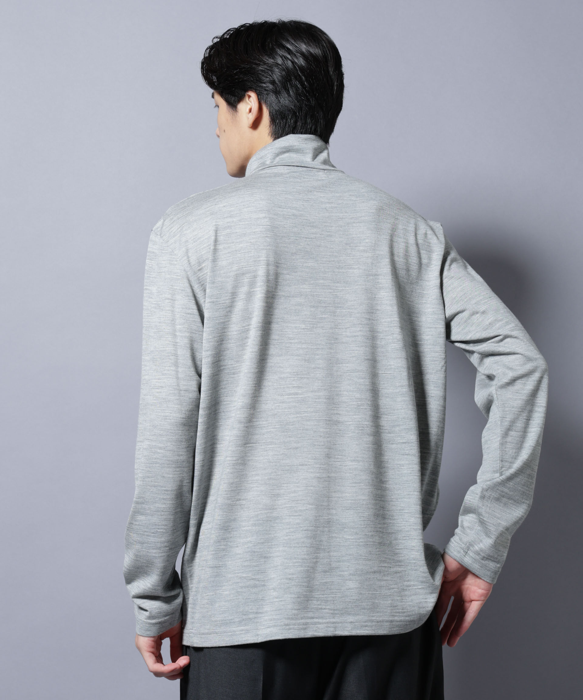 nano･universe「MIYATA&times;NANO JAPAN MADE 100%WOOL タートルネック」|Tシャツ・カットソー|