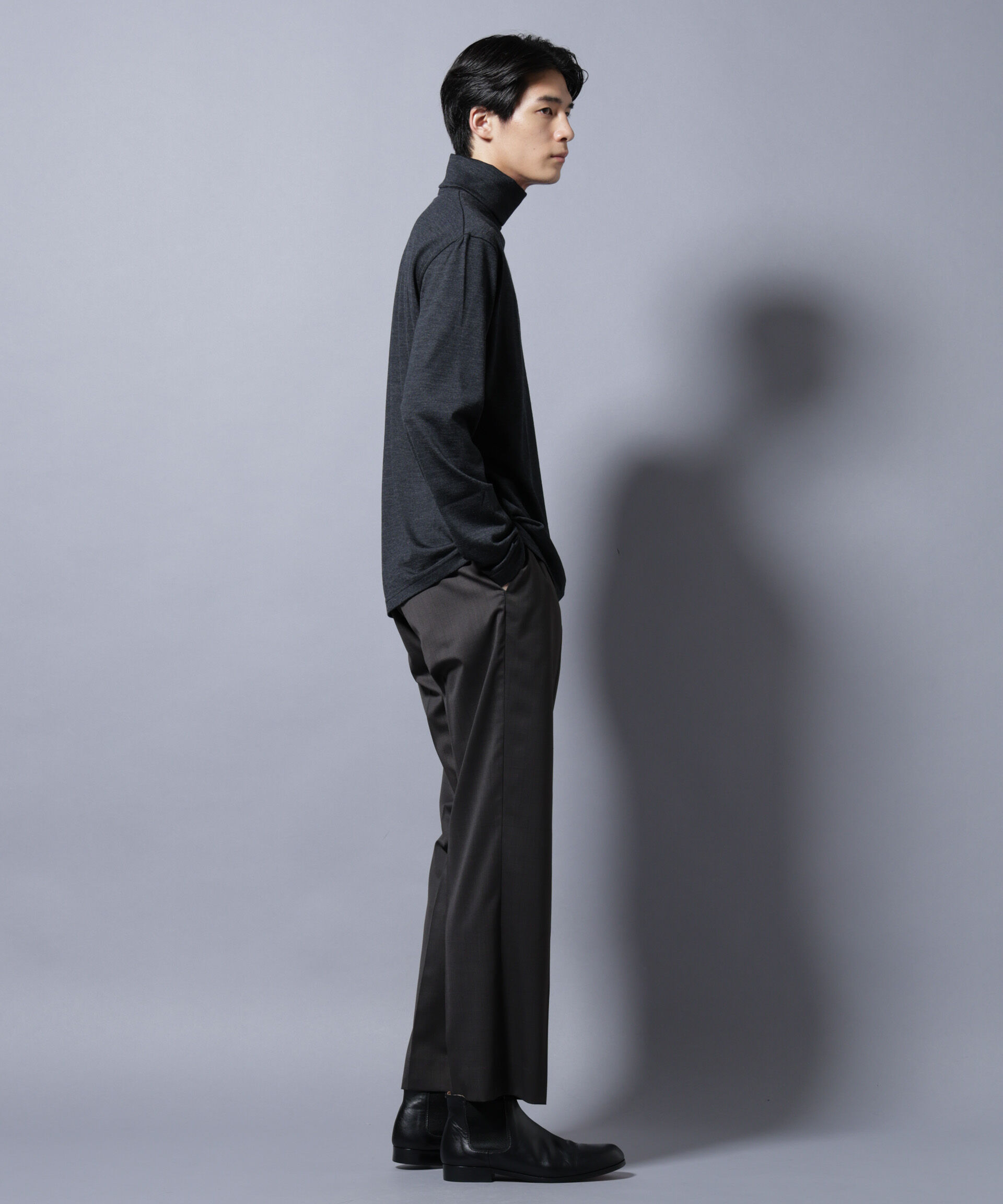 nano･universe「MIYATA&times;NANO JAPAN MADE 100%WOOL タートルネック」|Tシャツ・カットソー|