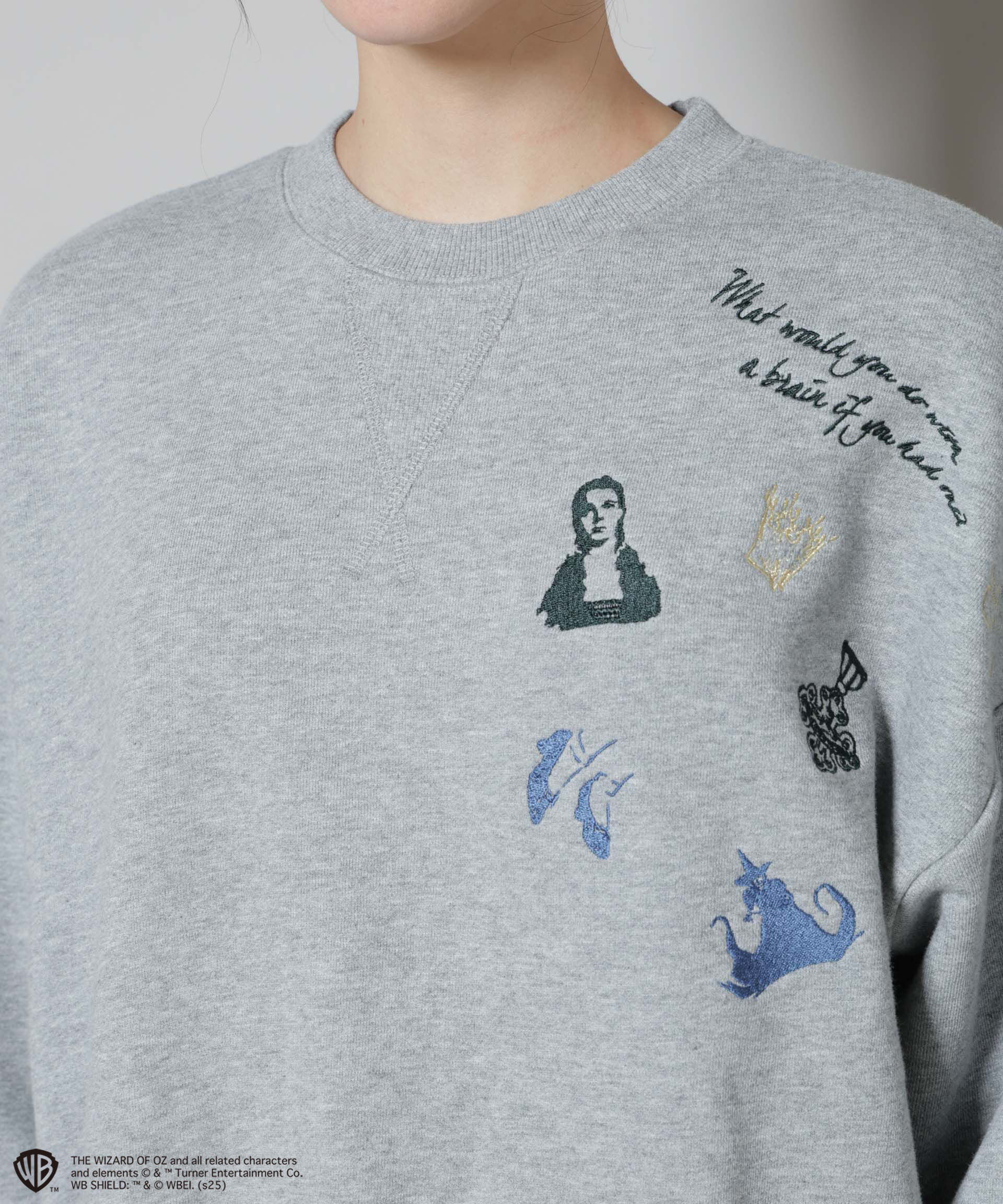 nano･universe「THE WIZARD OF OZ 刺繍スウェットトップス」|Tシャツ・カットソー|