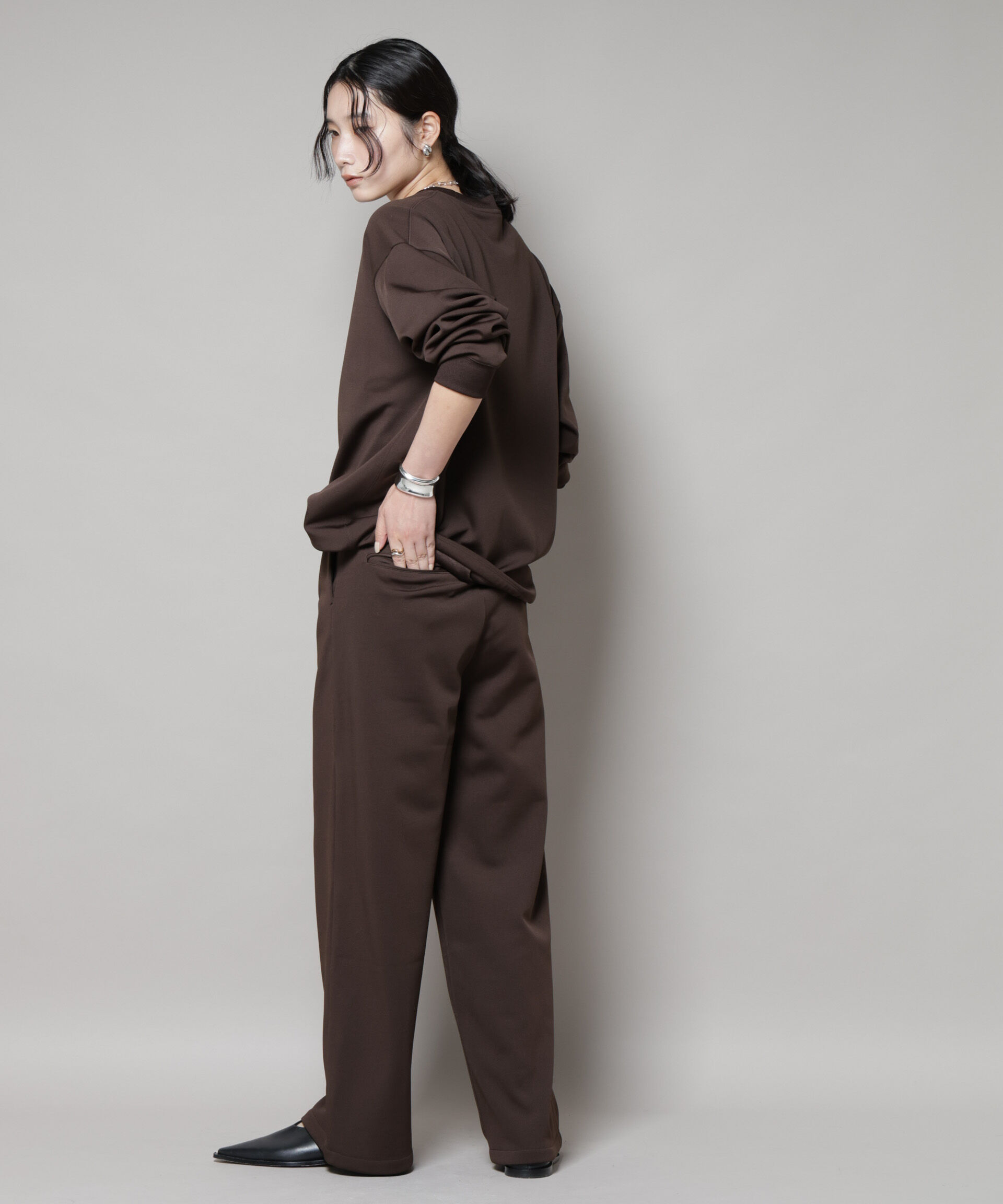 nano･universe「「MC」coveross(R)フリースボンディングパンツ(セットアップ可)」|チノ|