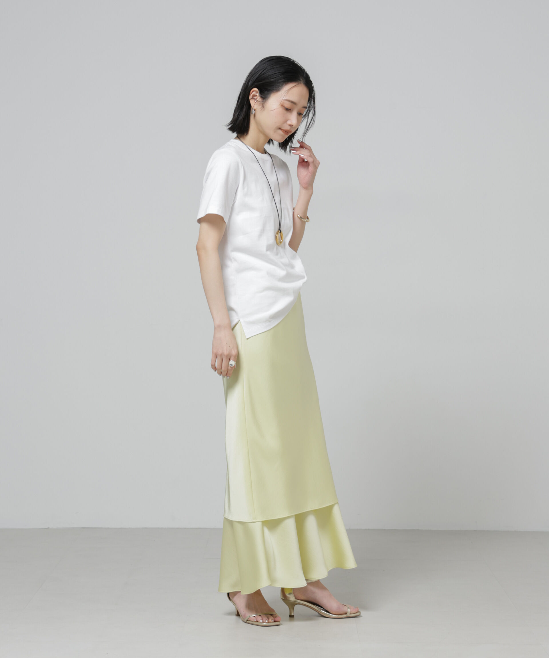 nano･universe「Anti Soaked(R) 汗染み防止クルーネックTシャツ」|Tシャツ・カットソー|