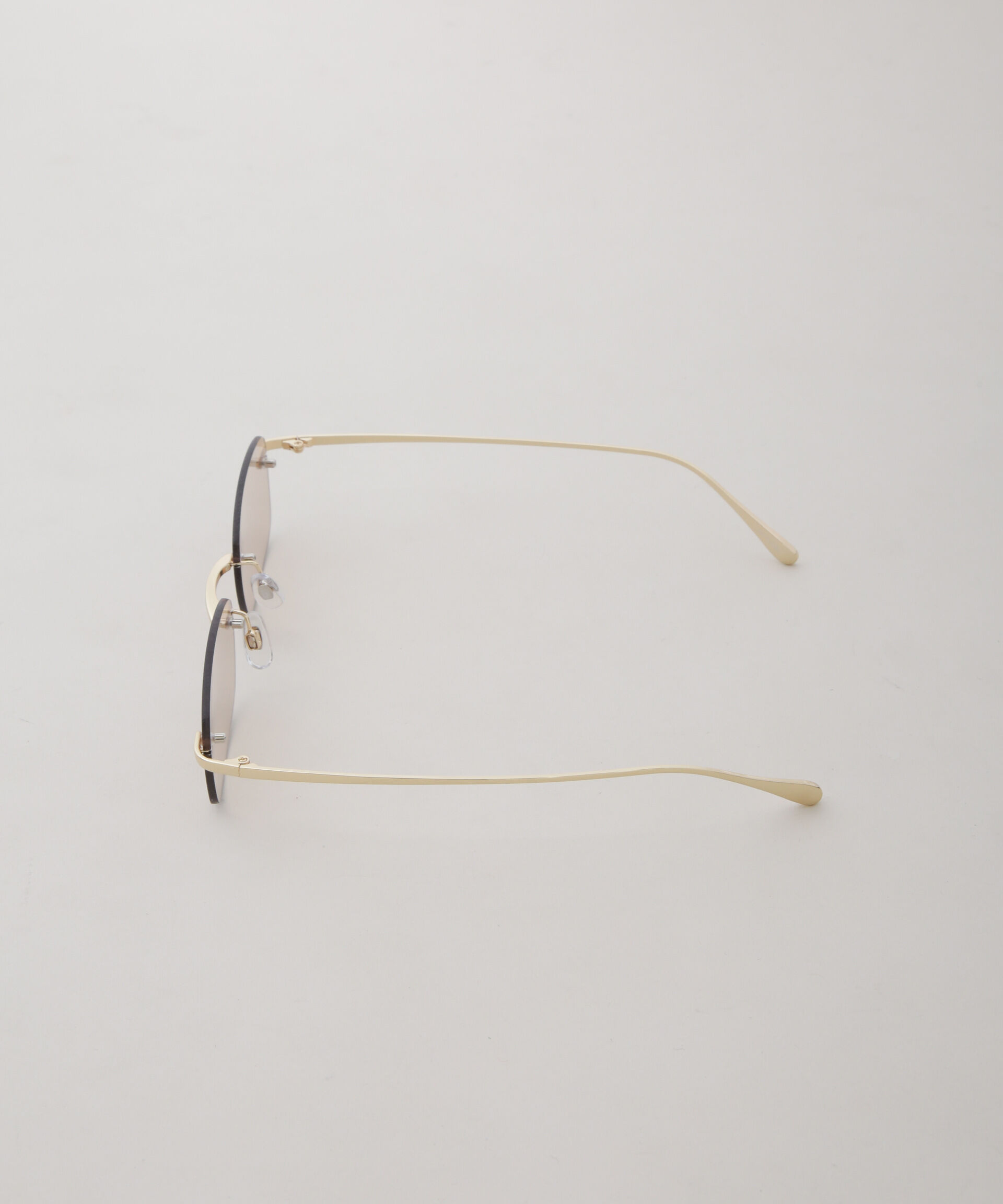 nano･universe「noeyedia/リムレススクエアグラス」|メガネ|