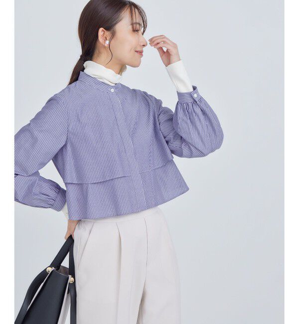 組曲「【WEB限定色あり】フルコーデフリルシャツ」|シャツ・ブラウス|