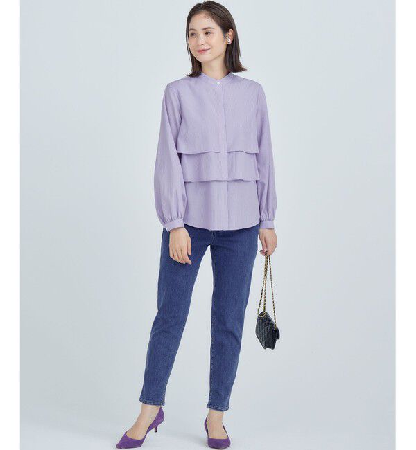 組曲「【WEB限定色あり】フルコーデフリルシャツ」|シャツ・ブラウス|