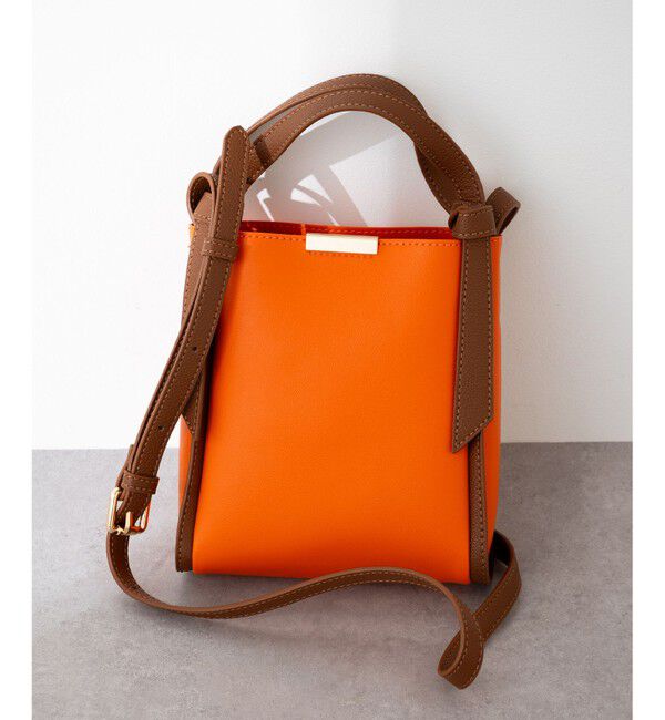 組曲「ノットデザイン バッグ Mini」|ショルダー・メッセンジャー|オレンジ系