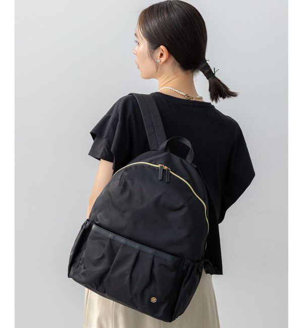 組曲「【弱撥水・A4・PC対応・軽量】ギャザーポケットバックパック」|ショルダー・メッセンジャー|