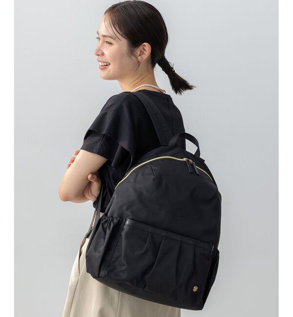 組曲「【弱撥水・A4・PC対応・軽量】ギャザーポケットバックパック」|ショルダー・メッセンジャー|