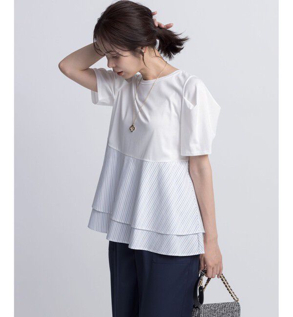 組曲「シャツコンビティアード カットソー」|Tシャツ・カットソー|ﾏﾙﾁｽﾄﾗ