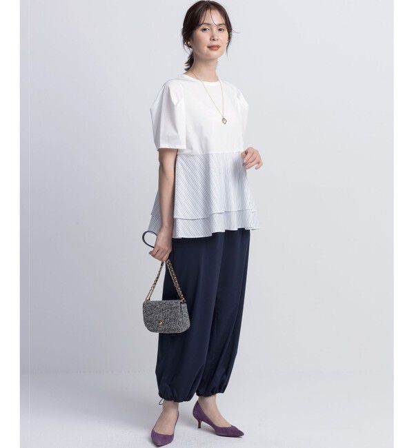 組曲「シャツコンビティアード カットソー」|Tシャツ・カットソー|