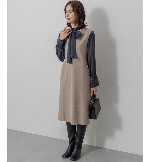 組曲「【ご好評につき追加販売 / WEB限定】ミドルジャージー ジャンパースカート」|ジャンパースカート|