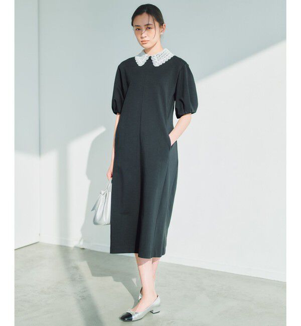 組曲「【2WAY】レース襟フレンチテリー ワンピース」|ワンピース|