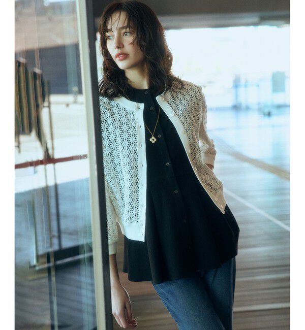 組曲「ツイルジャージーペプラム カットソー」|Tシャツ・カットソー|