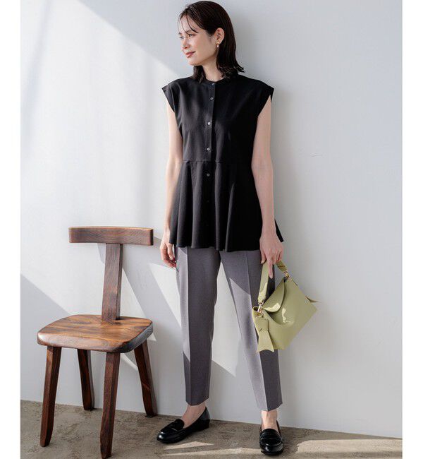 組曲「ツイルジャージーペプラム カットソー」|Tシャツ・カットソー|