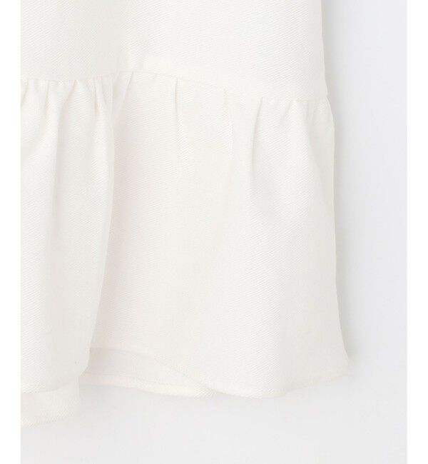 組曲「【WEB限定】ツイルジャージーフリル カットソー」|Tシャツ・カットソー|