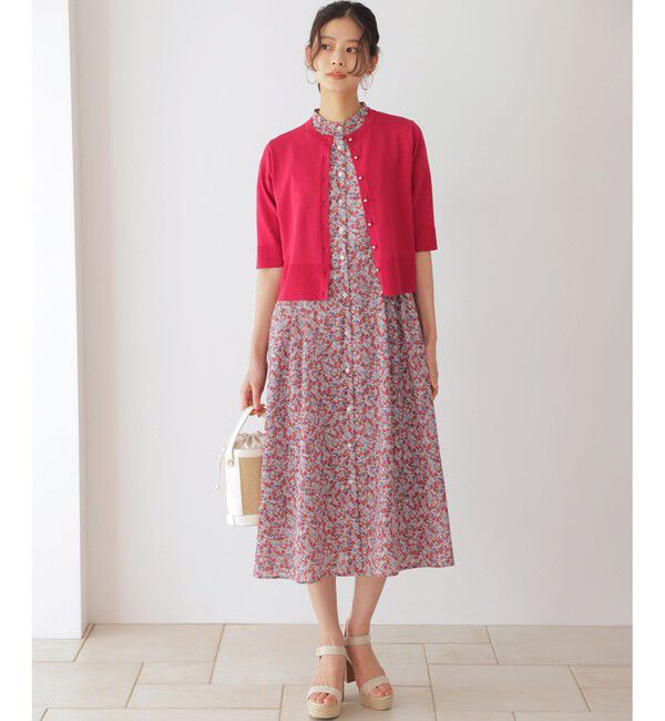 組曲「フラワーガーデンプリント ワンピース」|ワンピース|