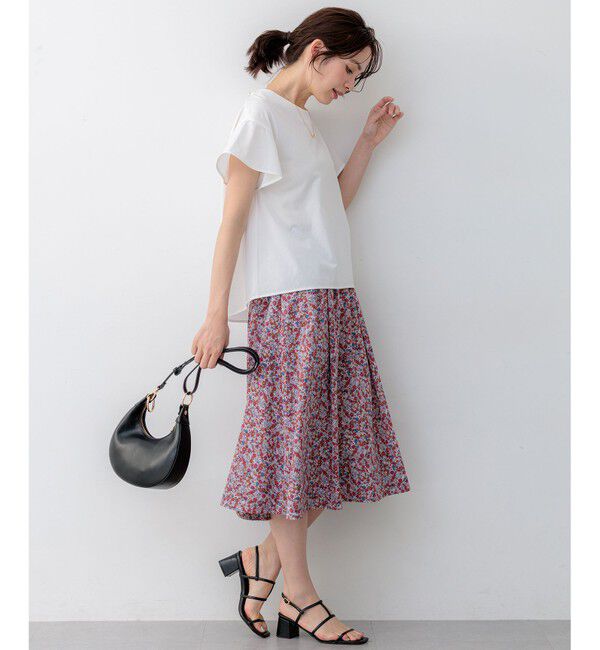 組曲「【WEB限定】フラワーガーデンプリント スカート」|スカート|