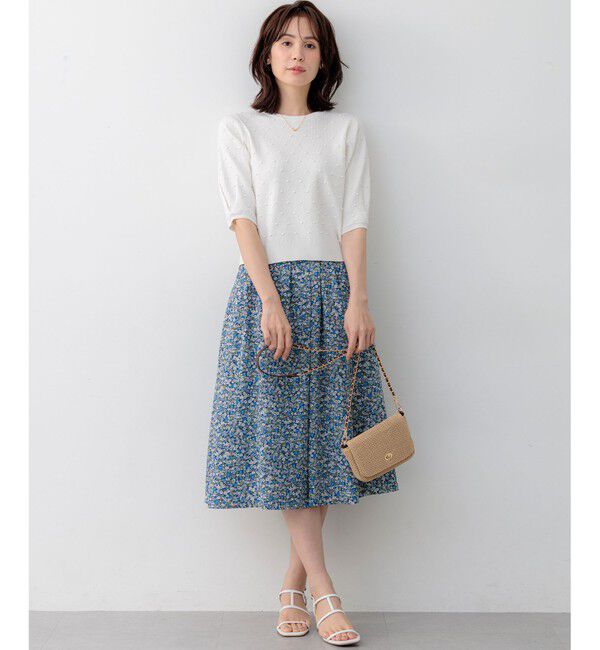 組曲「【WEB限定】フラワーガーデンプリント スカート」|スカート|