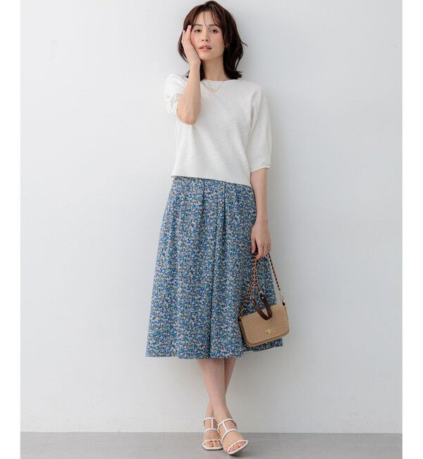 組曲「【WEB限定】フラワーガーデンプリント スカート」|スカート|