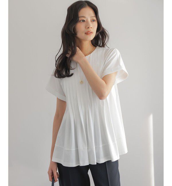 組曲「サマージャージーブラウスライク カットソー」|Tシャツ・カットソー|