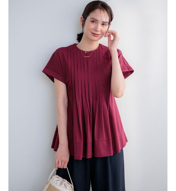 組曲「サマージャージーブラウスライク カットソー」|Tシャツ・カットソー|