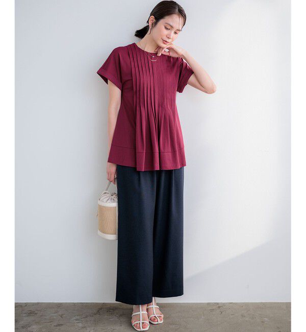 組曲「サマージャージーブラウスライク カットソー」|Tシャツ・カットソー|