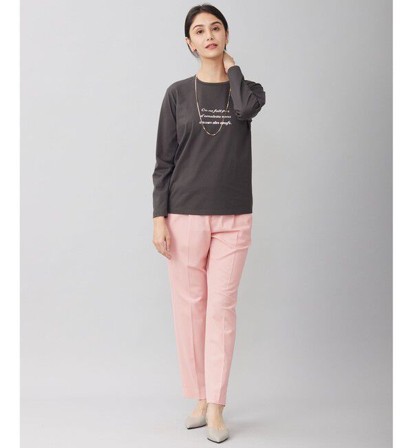 自由区「【新色追加・人気のため再入荷・ウエストゴム】ライトフィールジャージータックテーパード パンツ」|その他|