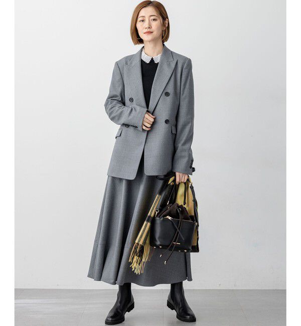 23区「【セットアップ対応】TWサキソニー ダブル ジャケット」|テーラードジャケット|