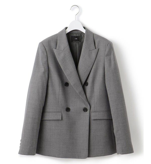 23区「【セットアップ対応】TWサキソニー ダブル ジャケット」|テーラードジャケット|