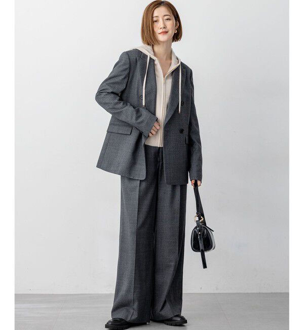 23区「【セットアップ対応】TWサキソニー ダブル ジャケット」|テーラードジャケット|