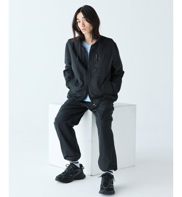 LACOSTE「ヴィンテージウォッシュ加工 ツイルスタンドジップブルゾン / ジップアップブルゾン」|ブルゾン・スタジャン|