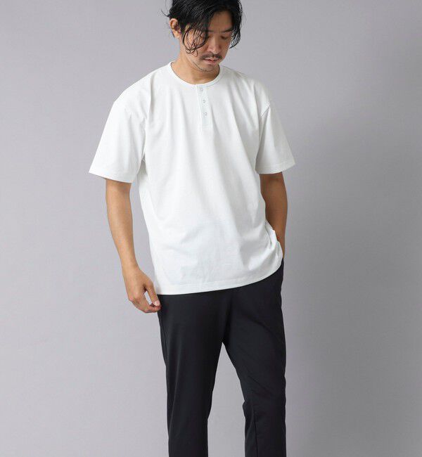 NOLLEY'S goodman「【ACTIVE SECT】《限定展開》UVカット ヘンリーネックTシャツ 25SS」|Tシャツ・カットソー|