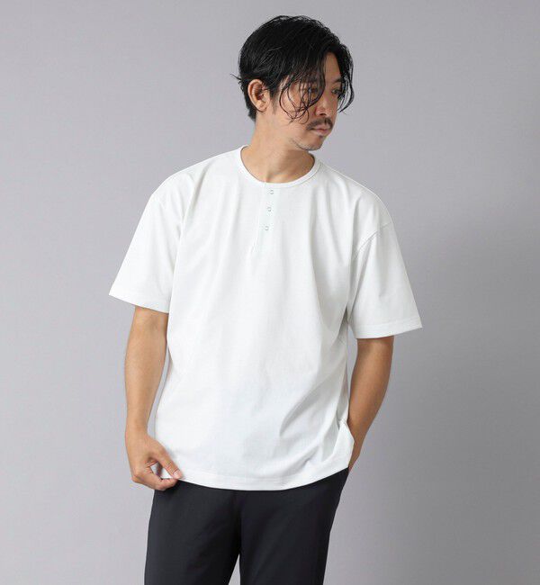 NOLLEY'S goodman「【ACTIVE SECT】《限定展開》UVカット ヘンリーネックTシャツ 25SS」|Tシャツ・カットソー|