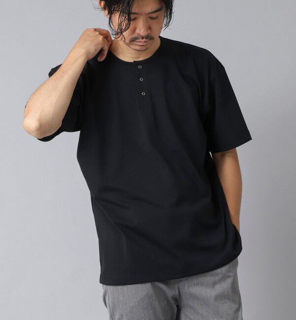 NOLLEY'S goodman「【ACTIVE SECT】《限定展開》UVカット ヘンリーネックTシャツ 25SS」|Tシャツ・カットソー|