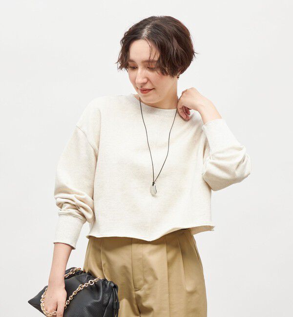 NOLLEY'S「ショート丈裏毛スウェット」|スウェット・ジャージ|