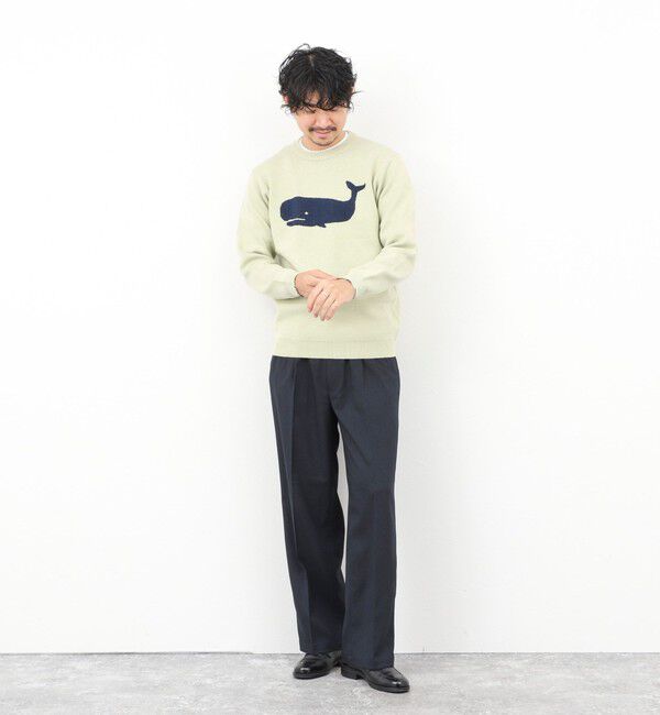 NOLLEY'S goodman「クジラWJQ ダブルジャカードニット 25AW」|ニット・セーター|