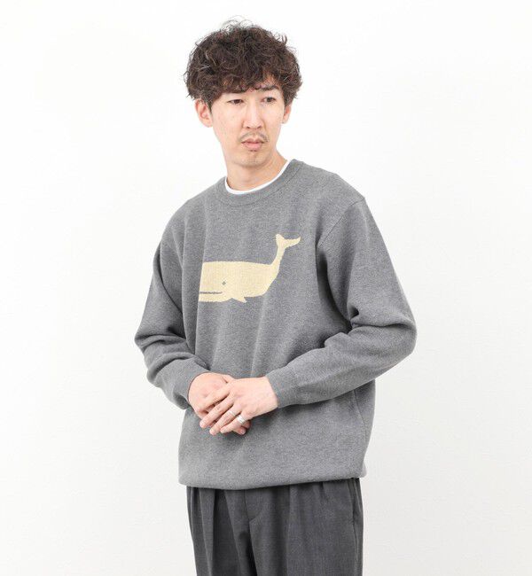 NOLLEY'S goodman「クジラWJQ ダブルジャカードニット 25AW」|ニット・セーター|