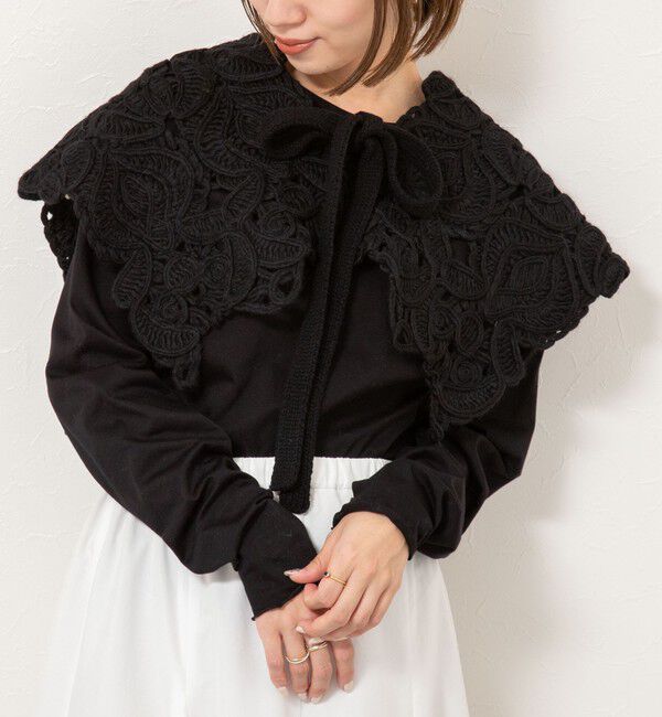 NOLLEY'S「【enrica/エンリカ】レース編みケープボレロ」|その他|