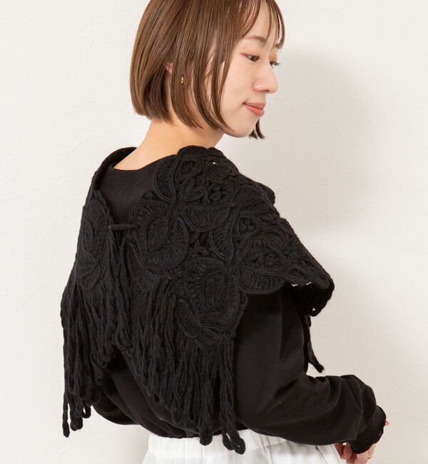 NOLLEY'S「【enrica/エンリカ】レース編みケープボレロ」|その他|