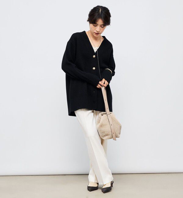 NOLLEY'S「【WEB限定アイテム】2WAY長めVネックカーディガン」|カーディガン|