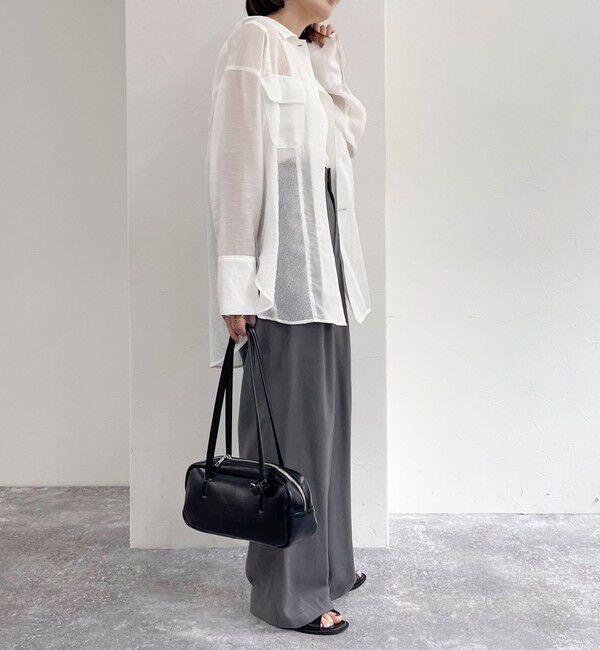 fredy emue「メッシュ切替シャツ」|シャツ・ブラウス|